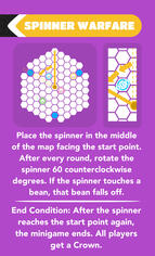 Spinner Warfare Mini Game Card